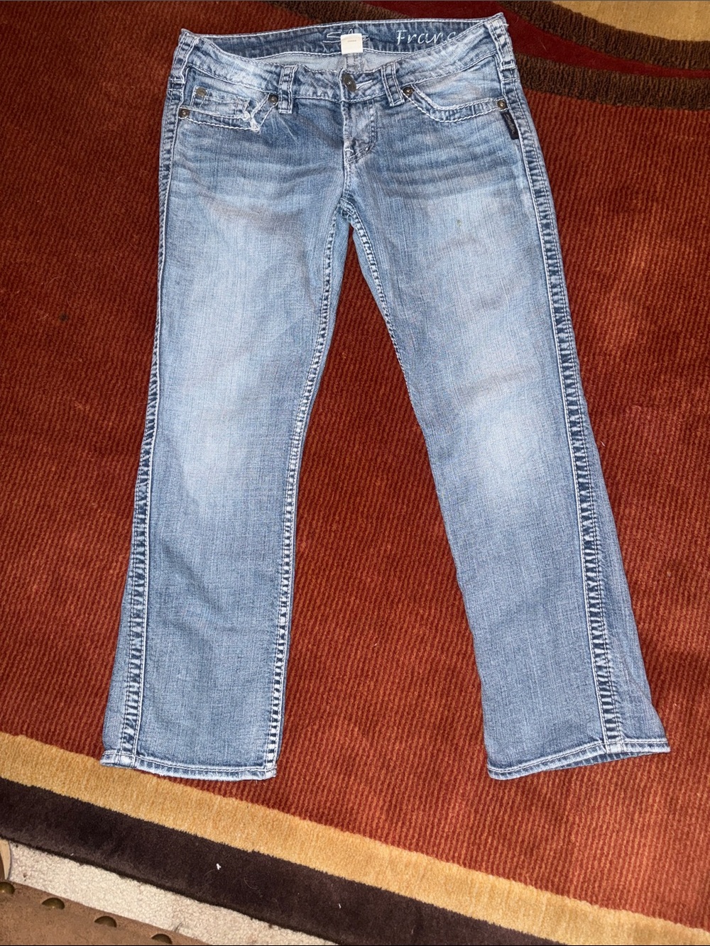 Silver Jeans Light Blue Boot Cut Jeans